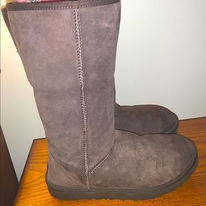 UGG Boots, Tall, Chocolate Brown, Women’s 9